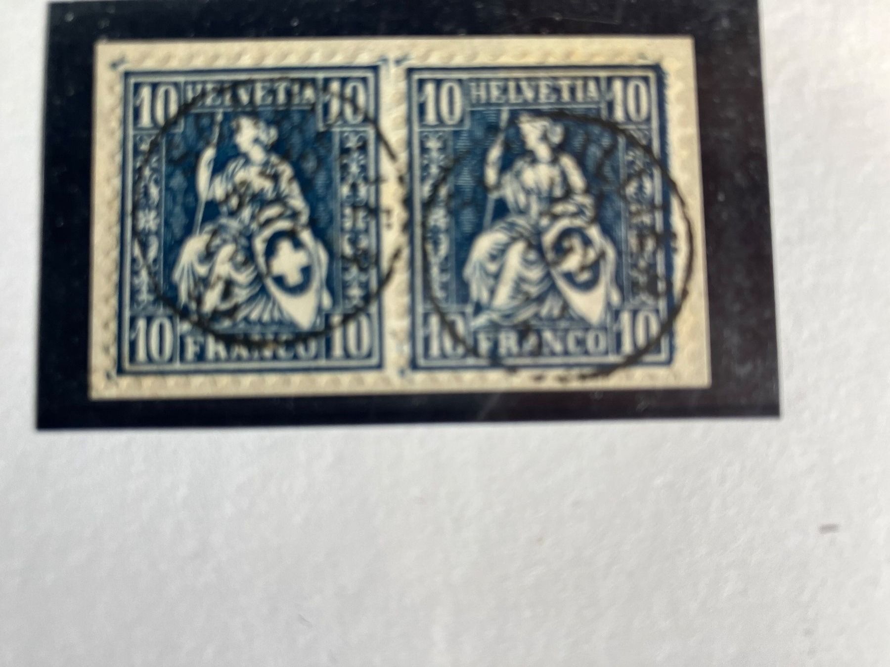 Tutti i francobolli: Sonvillier Stempel-Lot 1863 – Usato da untervaz venduto da Wingert