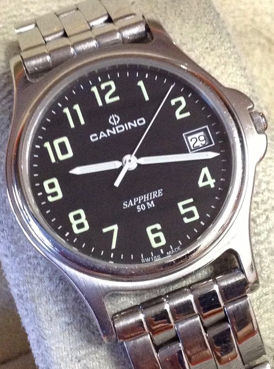 CANDINO swiss-made Herrenuhr ( Sapphire Glas / 38 mm ) | Kaufen auf Ricardo