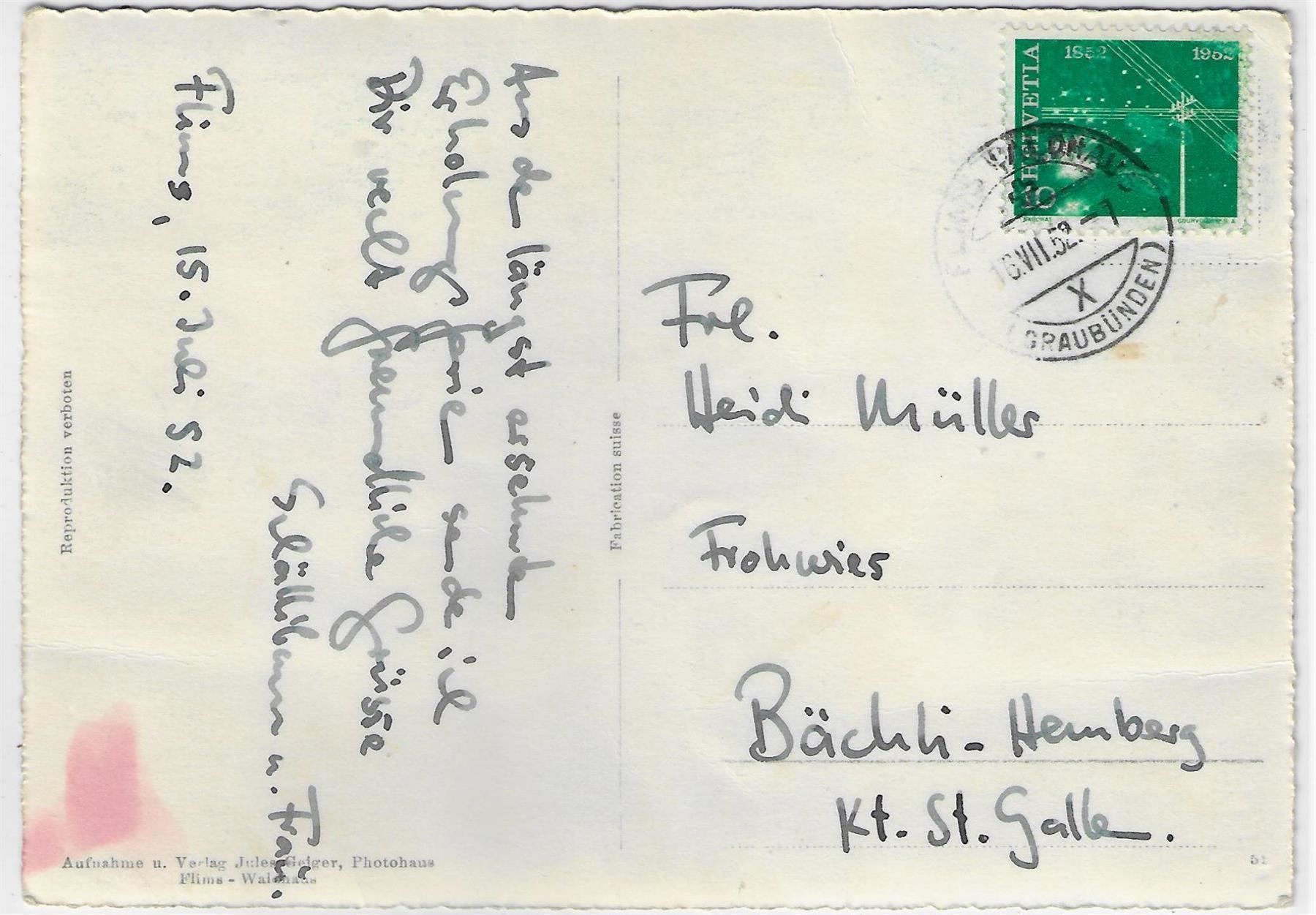 Cartoline postali: Schafe auf Alp Mora – Antico da Ettingen venduto da Kartenplanet 1