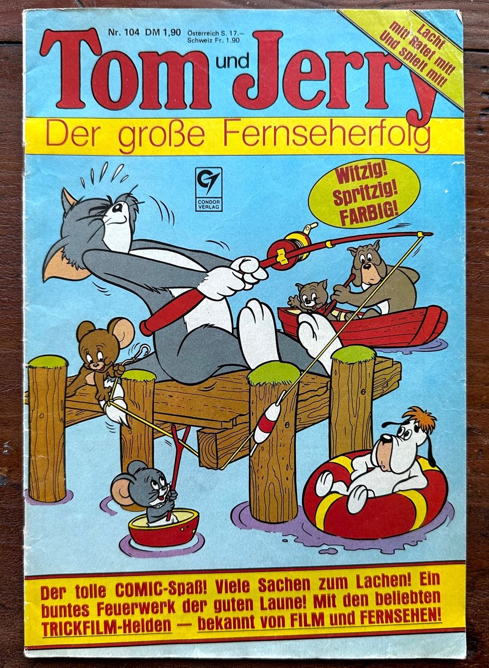 BD: Tom & Jerry Nr. 104, hunderte Comics eingestellt ab 1.- – D'occasion à Seltisberg par quadartswiss