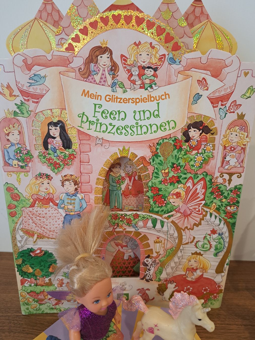 Schleich Giocattoli: Schleich Glitzerpferde mit Buch und Feenkind – Usato da bazenheid venduto da salerno007 6