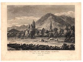 Môtiers  Originalkupferstich 1780