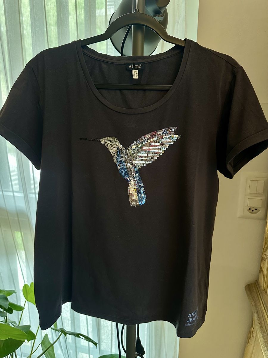 Armani T-shirt: Armani Tshirt Gr.48 cotton elastin  – Usato da Genève venduto da Mycollection 1