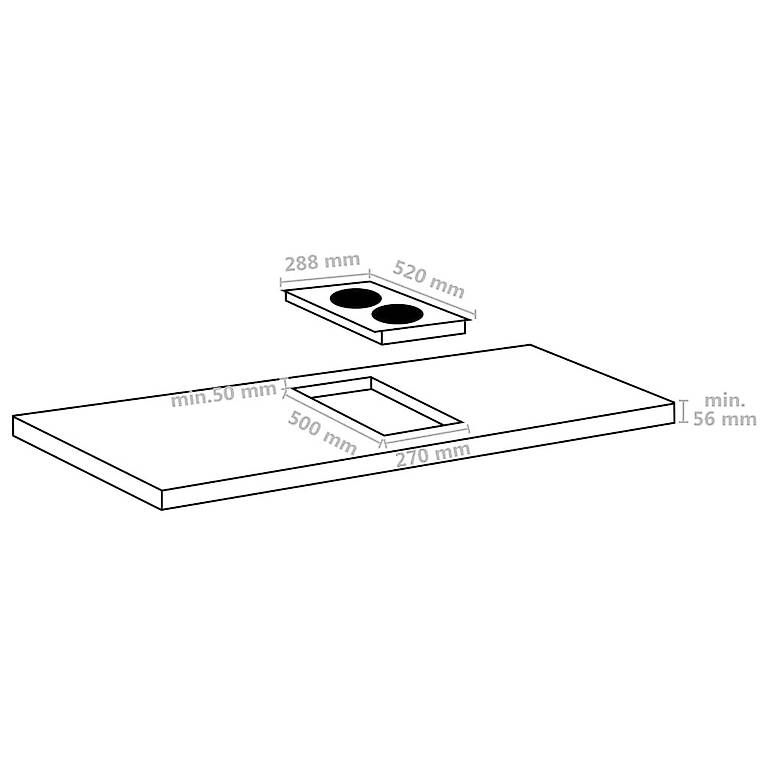 Cucine: Induktionskochfeld Flexzone mit 2 Platten Touch Control – Usato da Zug venduto da Cheap-Shop 2