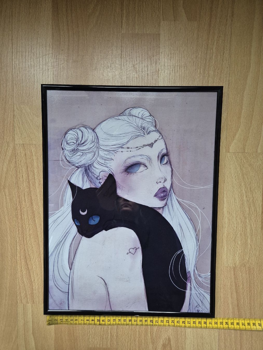 Foto & Immagini: Bild Mädchen mit Katze – Nuovo (secondo la descrizione) da Hettenschwil venduto da Nixies 2