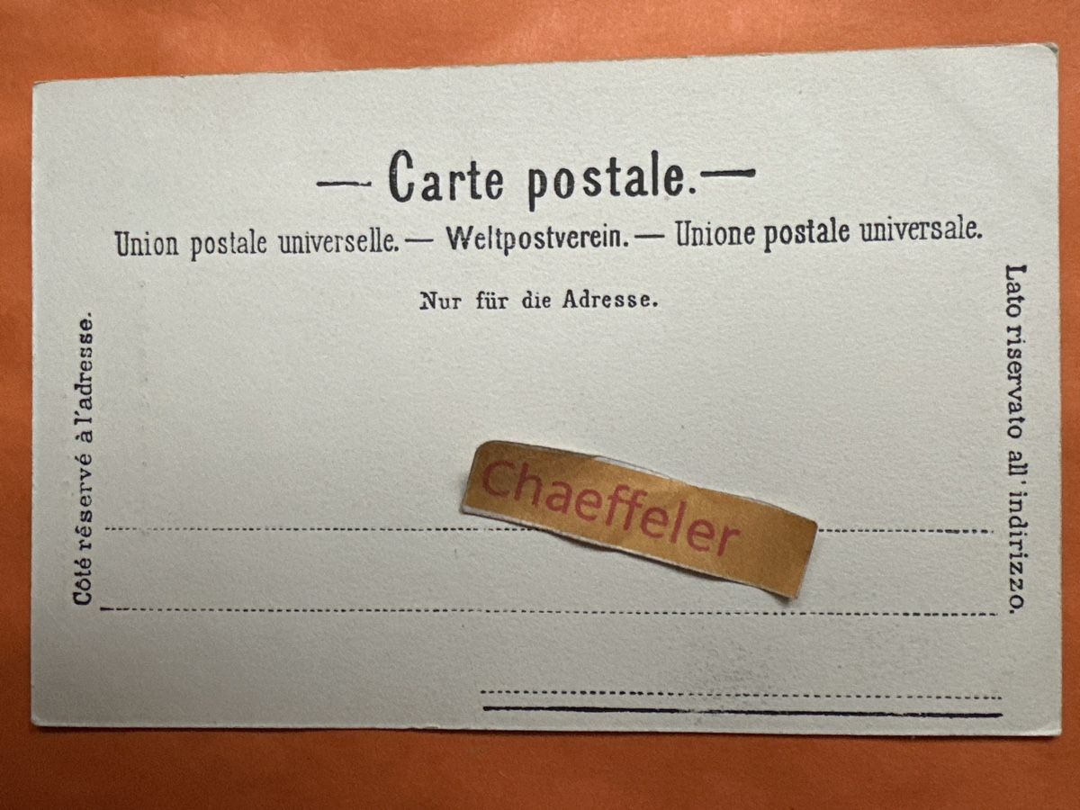 Cartes postales: 1903 Argentiére et le Mont-Blanc – D'occasion à Zürich par Chaeffeler 1