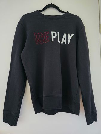 Ice Play Sweatshirt schwarz Baumwolle guter Zustand