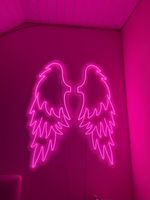 Neon Dreams Angel Wings Down – LED Neon Engelsflügel