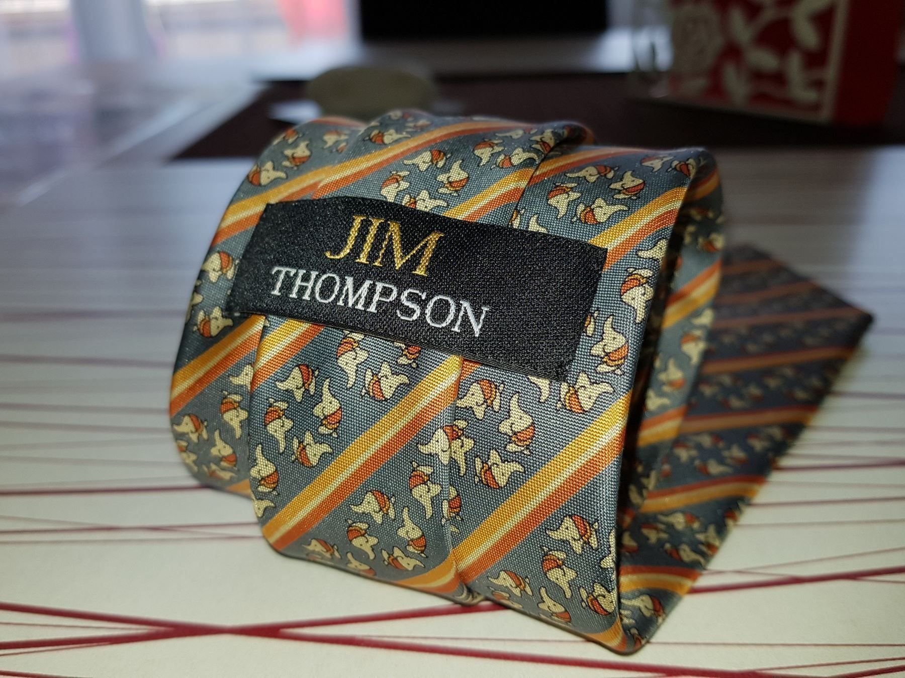 Cravatte: Cravate/Krawatte  JIM THOMPSON – Usato da Cossonay-ville venduto da Super-Price-Quality 8