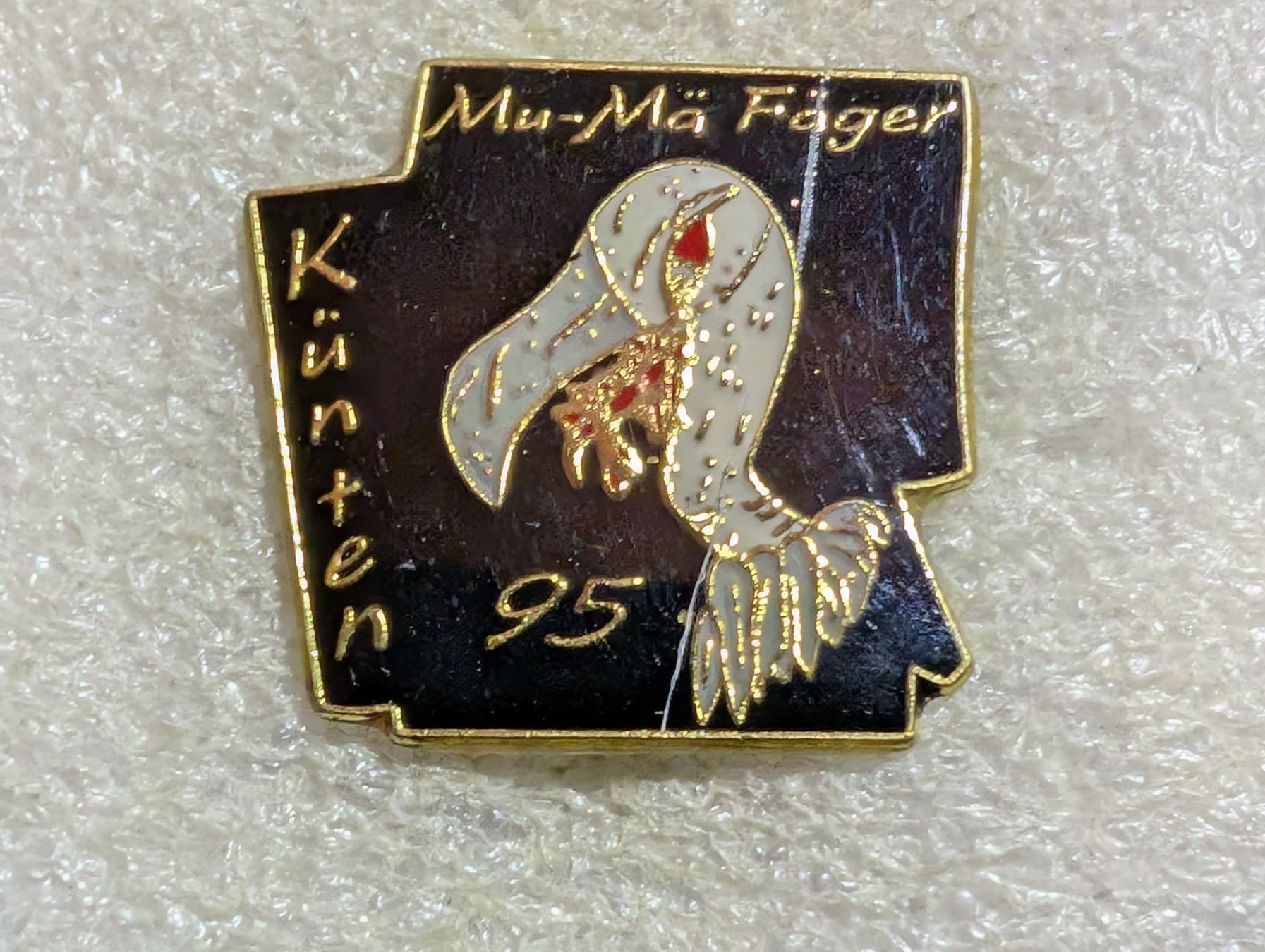 Plaketten & Abzeichen: Ansteckpin 176: Mü Ma Fäger – Gebraucht aus Oppligen von Pin-Fall-Shop
