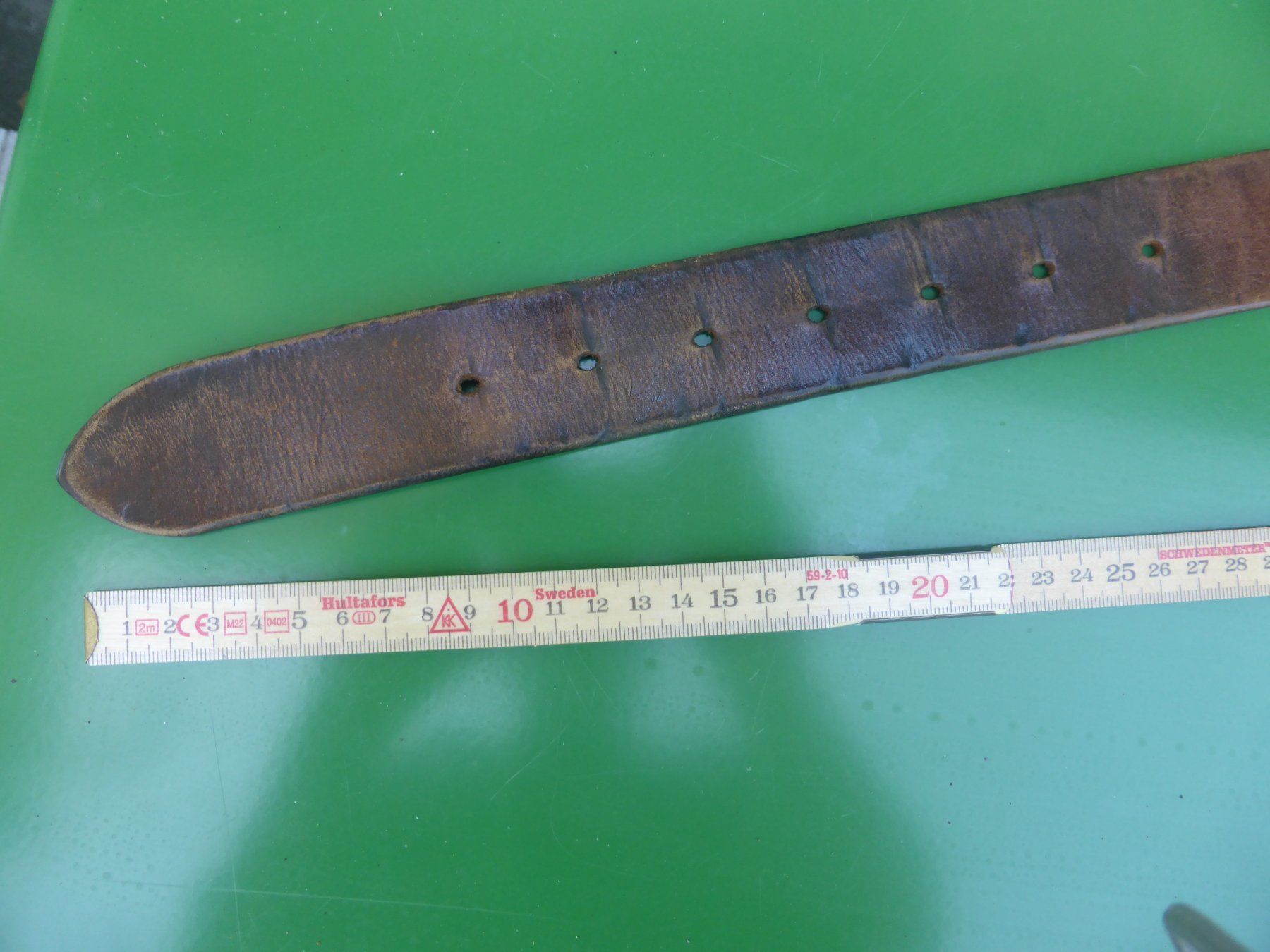 Cinture: Echter Ledergürtel mit auffälliger Schnalle, 95 cm – Usato da Triengen venduto da Nussbaum14 3