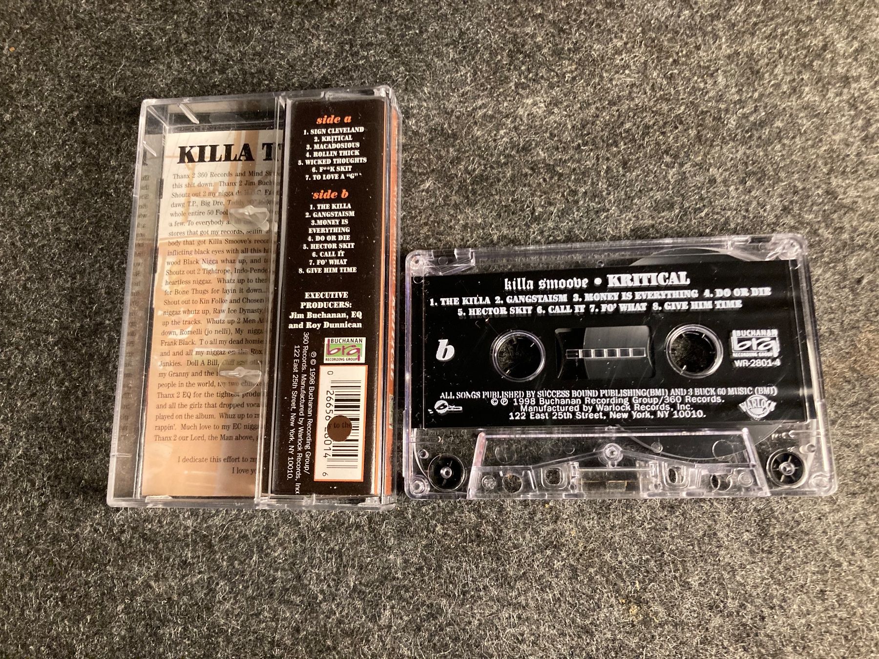Musicassette: Killa Smoove - Kritical (MC) – Usato da Fribourg venduto da Karushi 4