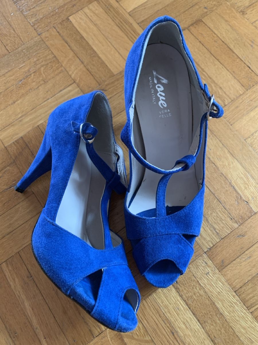 Scarpe da donna: HighHeels Wildleder blau – Nuovo (secondo la descrizione) da Kriens venduto da sole60