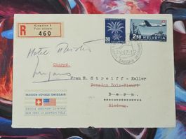CL31 Enveloppe + Timbre Suisse 1947