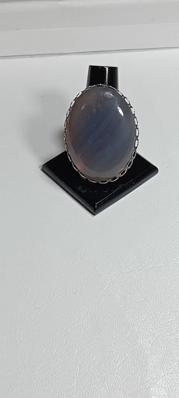 Anelli: ring antiksilber mit echt achat,,,glanzig – Nuovo (secondo la descrizione) da Basel venduto da bij_5hqd 3