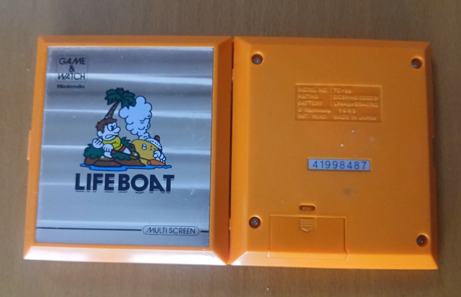 game&watch Console: Nintendo Game & Watch Lifeboat TC-66 Multi Screen Orange – Usato da La Sagne NE venduto da Dieter1976 1