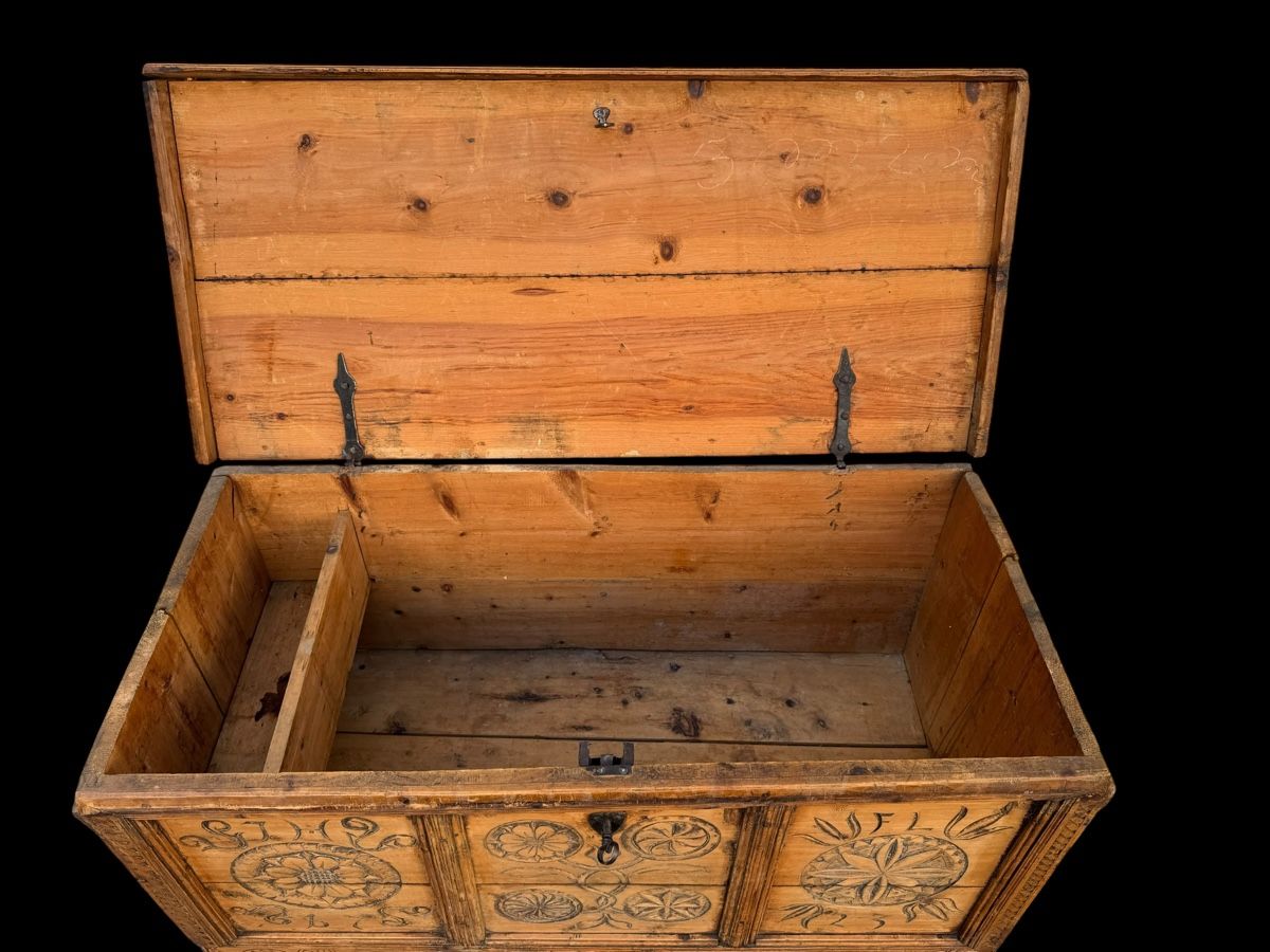 Cassapanche: Originale Engadiner Arventruhe, datiert 1723 – Usato da Ottikon venduto da san_w99n 7