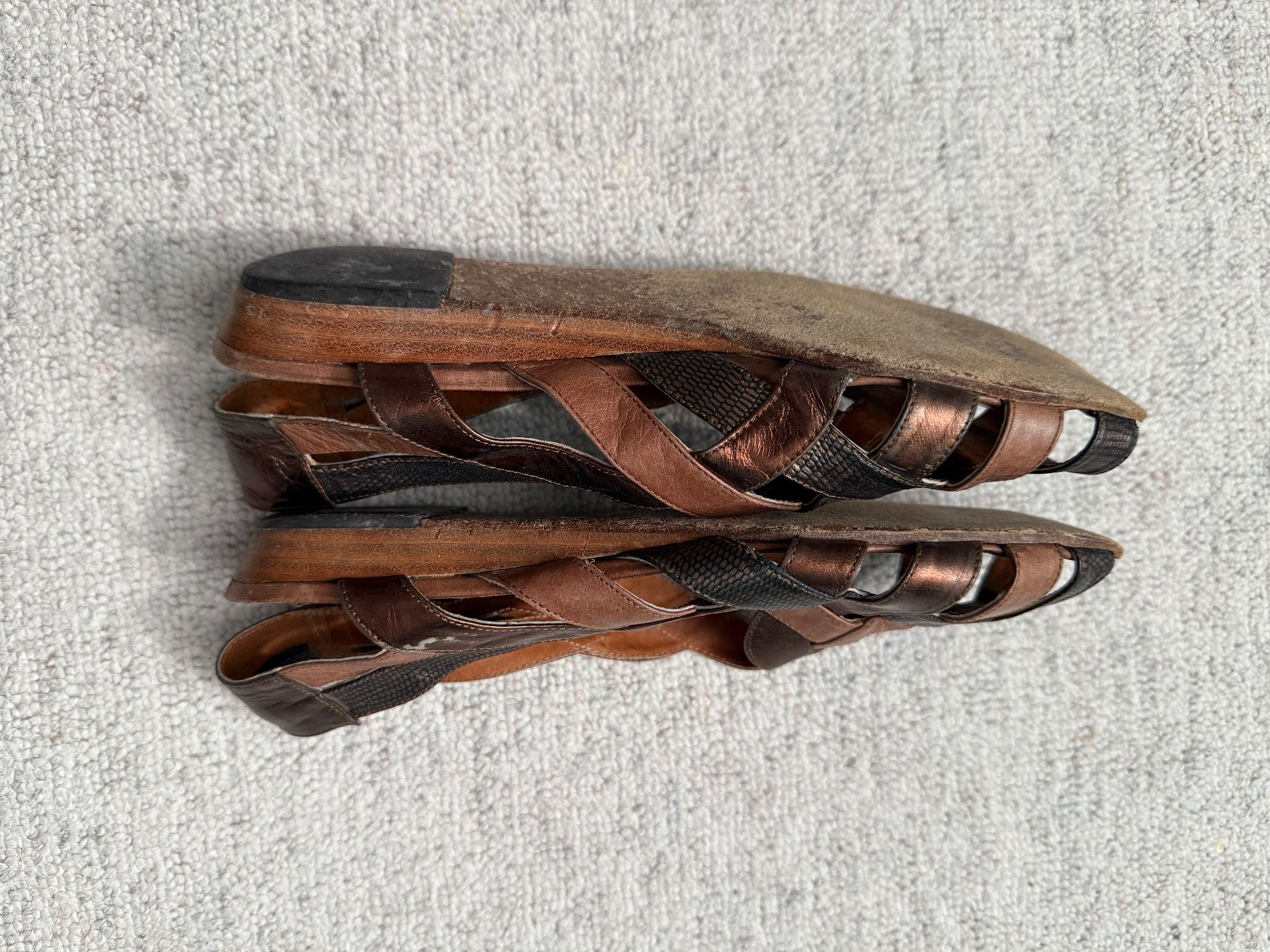 Scarpe da donna: Sandale italienne en cuir 37 IT – Usato da Echandens venduto da pepite30 2