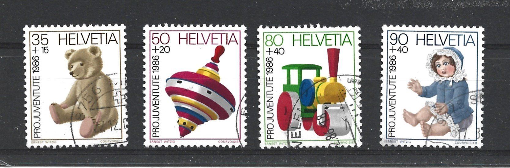 Tutti i francobolli: 1986 Pro Juventute – Usato da Trübbach venduto da Sammer51