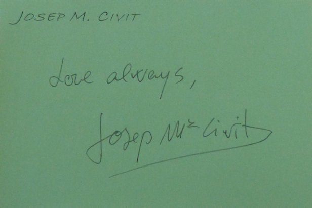 Autografi: Josep M. Civit - Kameramann - Autogramm – Usato da Dietikon venduto da cyranos.ch
