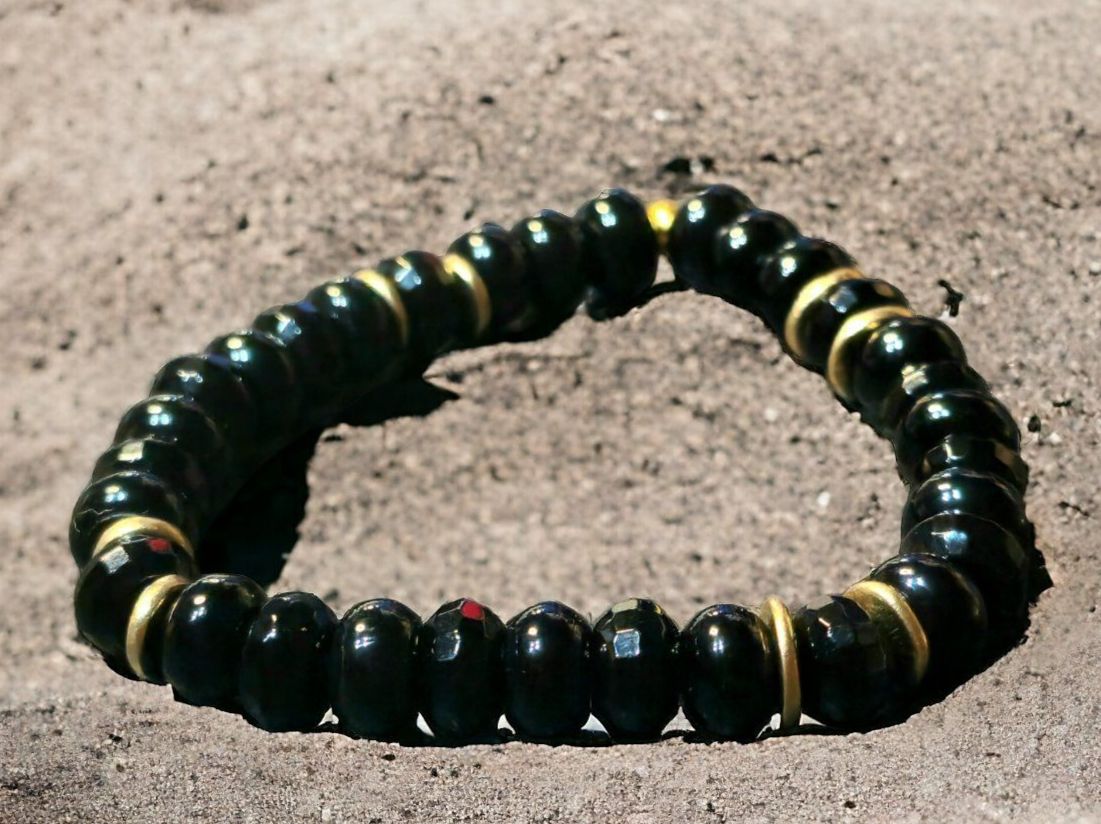 Bracciali & Braccialetti: Armband Onyx und Bronze – Nuovo e nell'imballaggio originale da Aarau venduto da Schmuckhoehle_MD 4