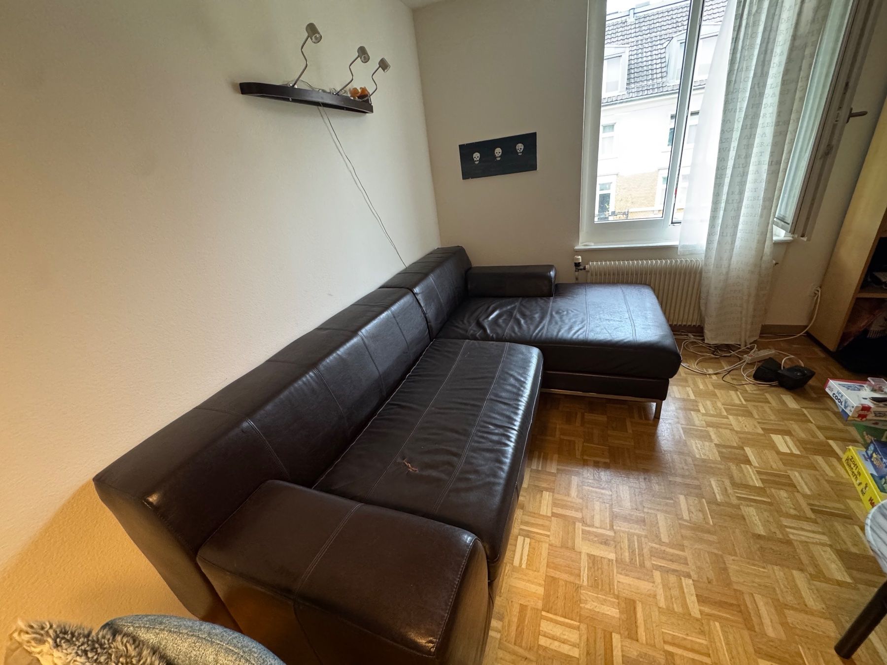 Divani: Vintage Ecksofa Leder dunkelbraun gebraucht – Usato da Zürich venduto da tam_l62y 1