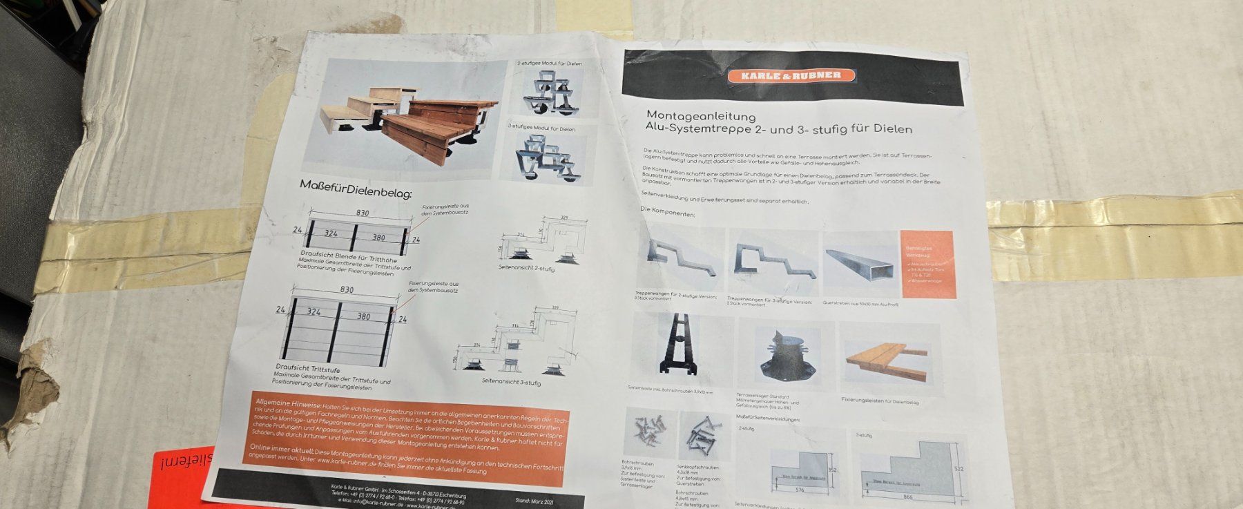 Treppen: Terassendielen-Systemtreppe 2-stufig Karle & Rubner – Gebraucht aus Uezwil von Wundabua 3