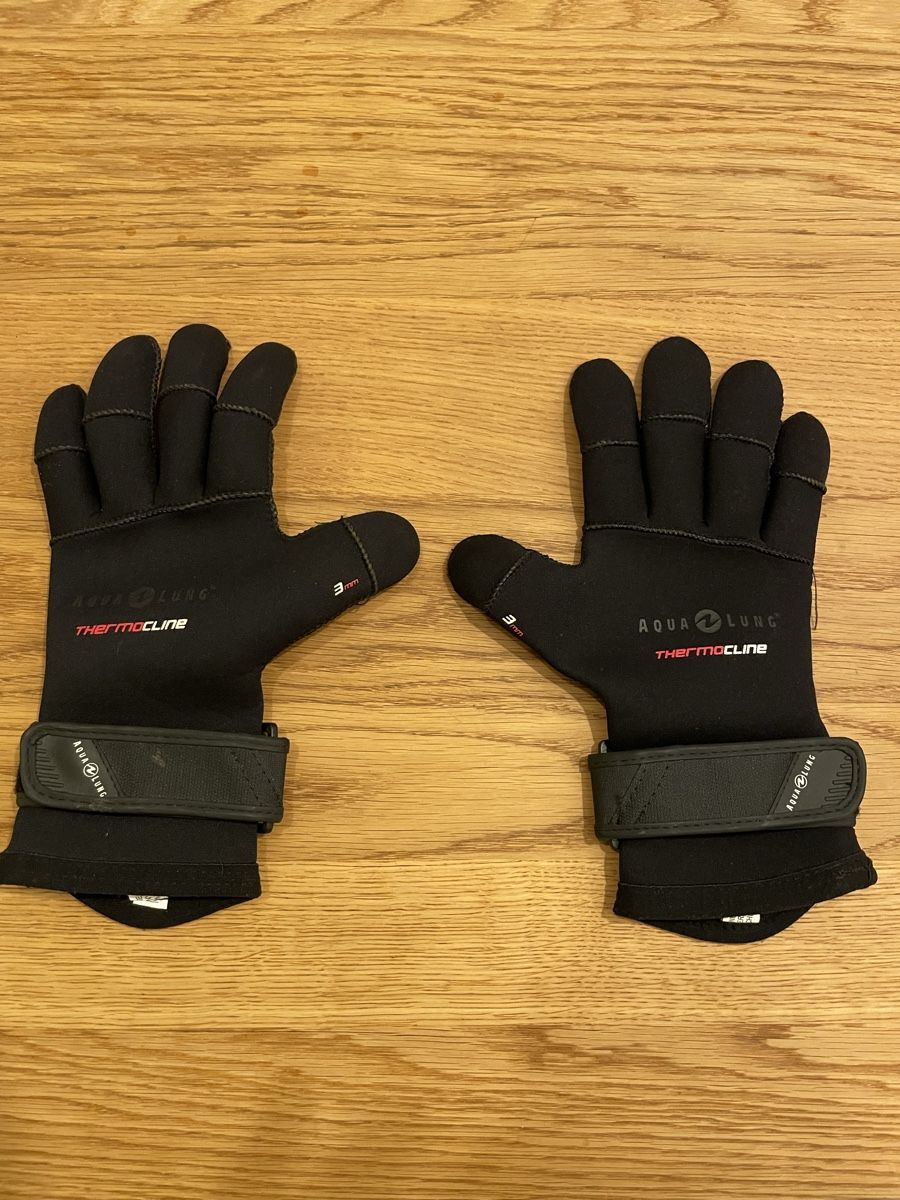 Mute per immersioni: Neopren Handschuhe AQUA LUNG XL 3mm Dicke – Usato da Bern venduto da sb732