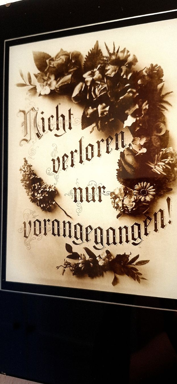 Posters & Illustrations: antikes Gedenk/Bild mit Text & Blumen  – D'occasion à Emmenbrücke par abu_9mj8 1