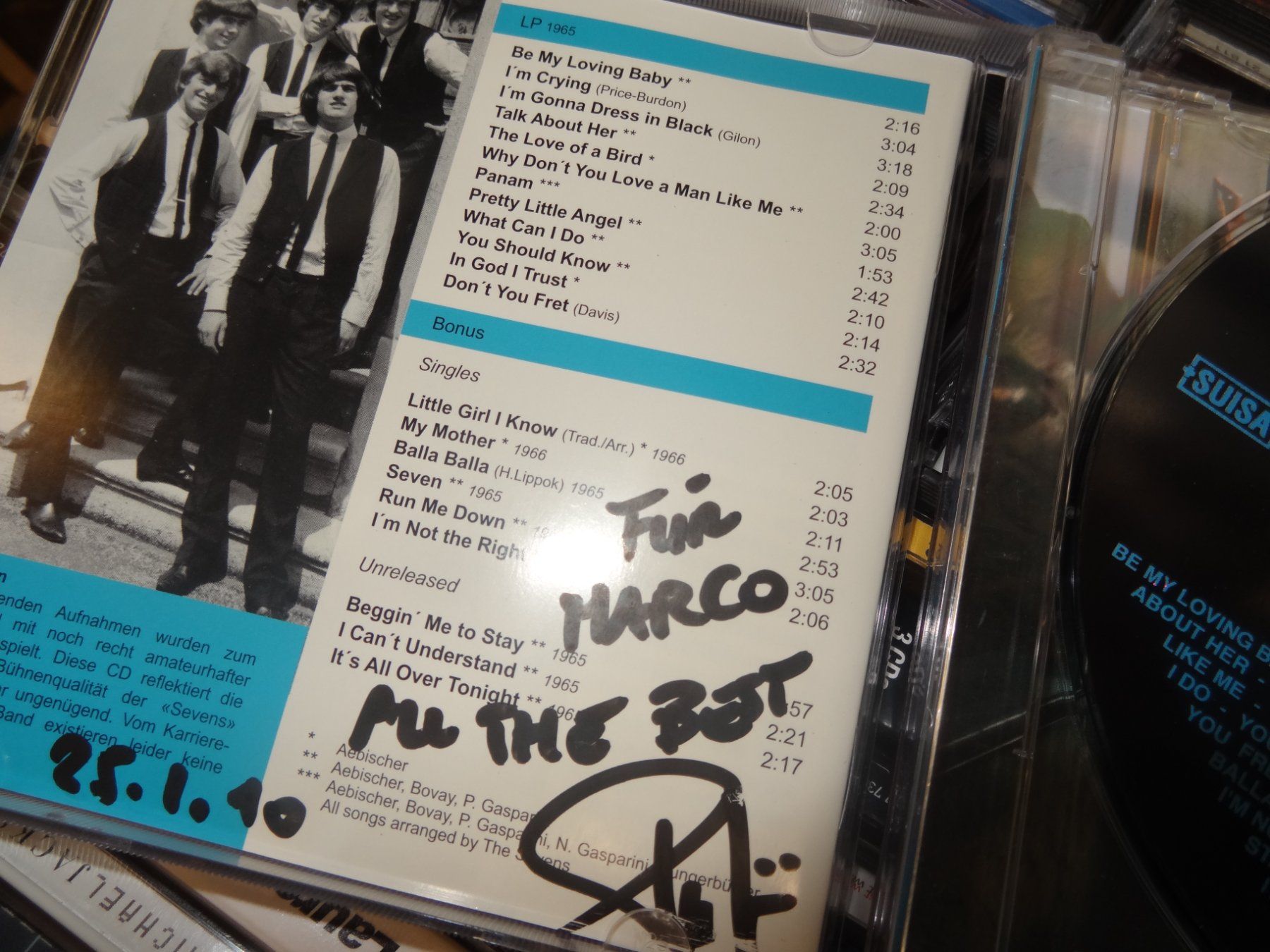 CD: The Sevens, The Sevens, signiert – Usato da luzern venduto da musicandart 1