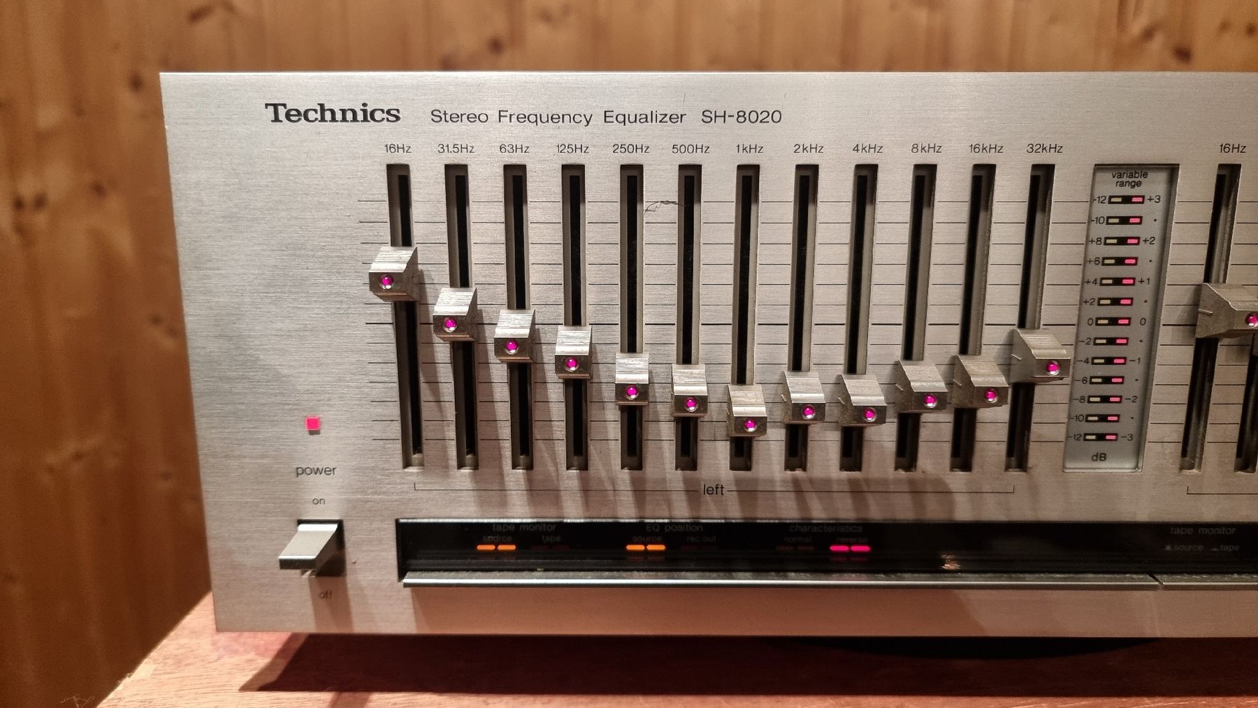 Technics Equalizzatori: Technics Stereo EQ SH-8020, 2×12 Band – Usato da Schöfflisdorf venduto da Silvervintage.CH 1