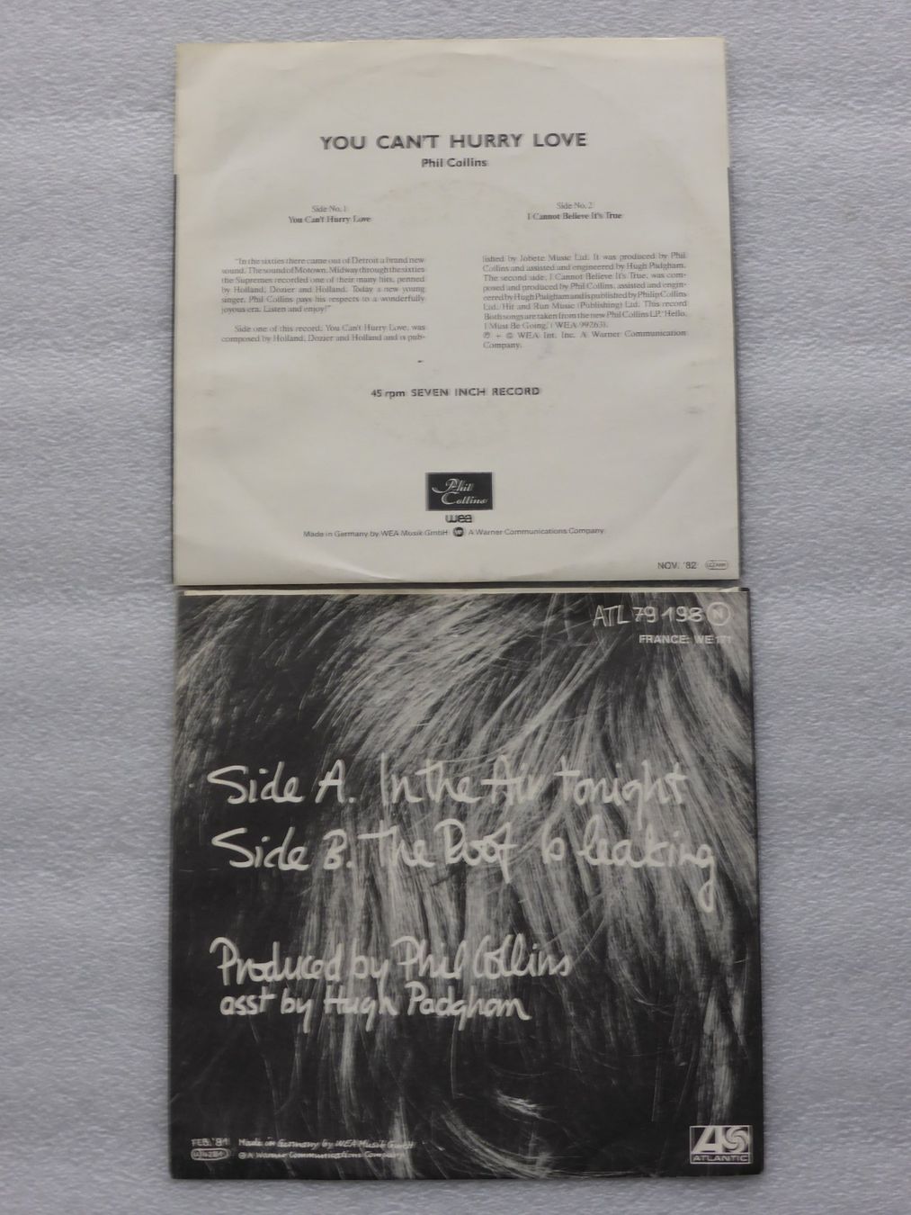 Vinyles: Vinyl Single   2 x PHIL COLLINS – D'occasion à Küssnacht am Rigi par Mondkinder 3