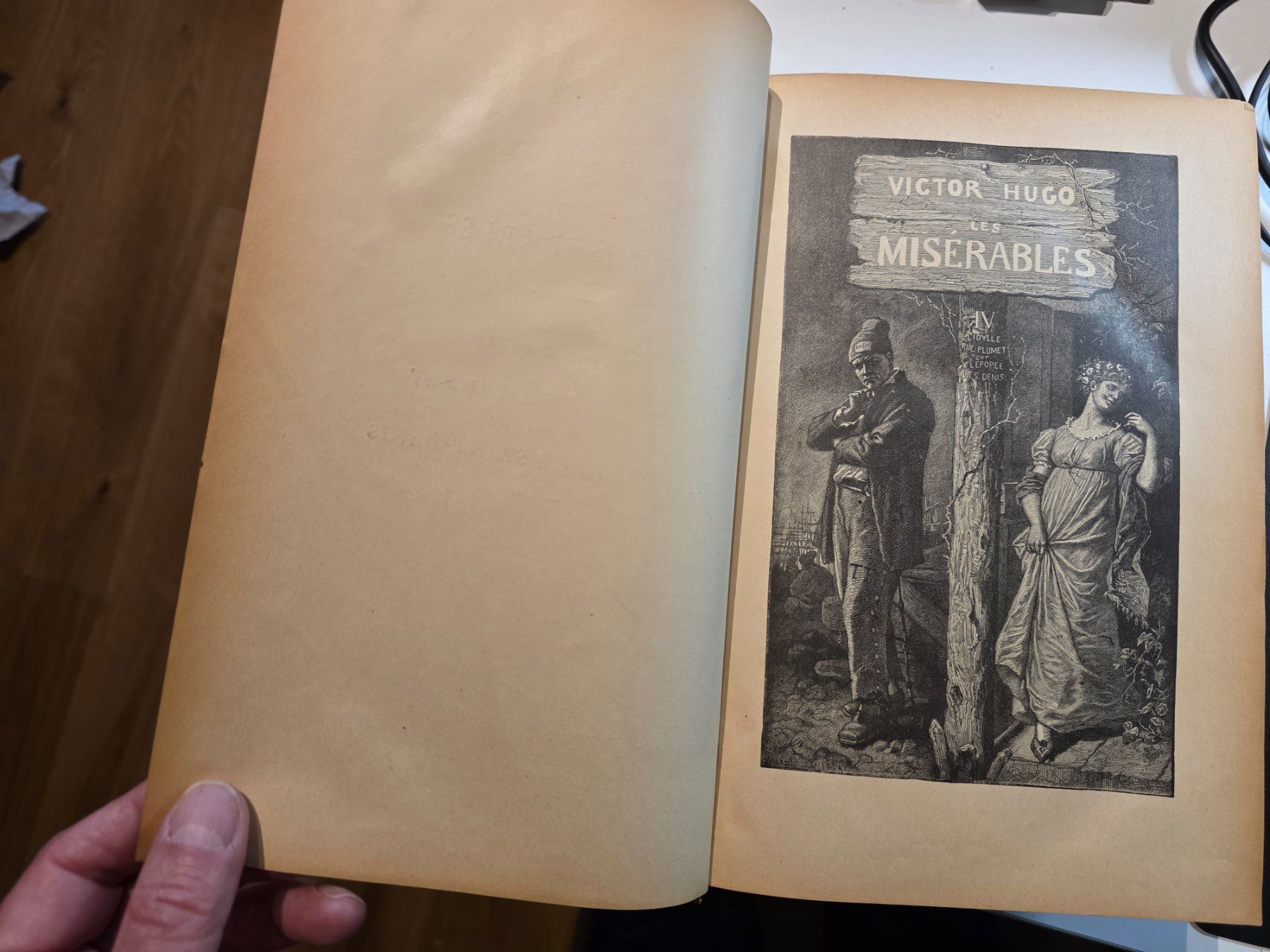 Libri: Les Misérables - Victore Hugo 1862 2 Bücher – Usato da Walterswil BE venduto da Lonitti 3