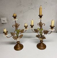 Antica coppia di candelieri