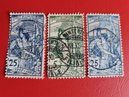 Diverse UPU Werte - gestempelt - Jahr 1900