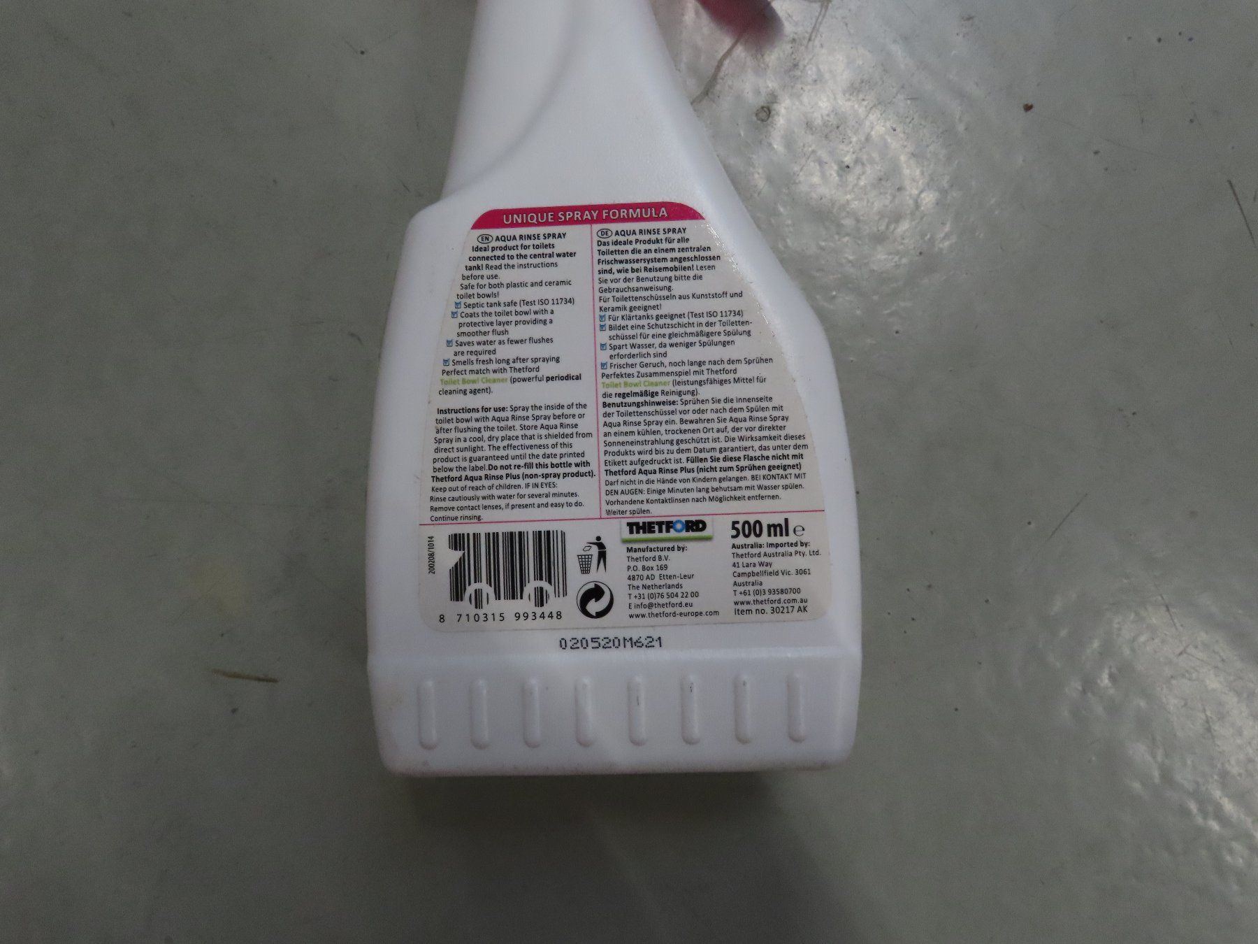 Prodotti di pulizia: Aqua Rinse Spray (500ml) – Usato da Alpnach-Dorf venduto da Hess-Automobile 1