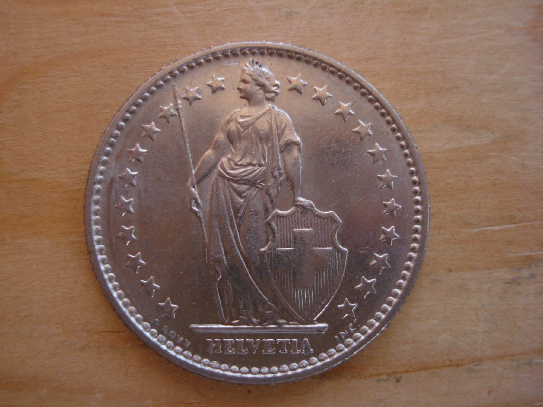 Alle Münzen: (C1) 2 Franken 1968 B STGL – Gebraucht aus Erlach von Net-Coins 1