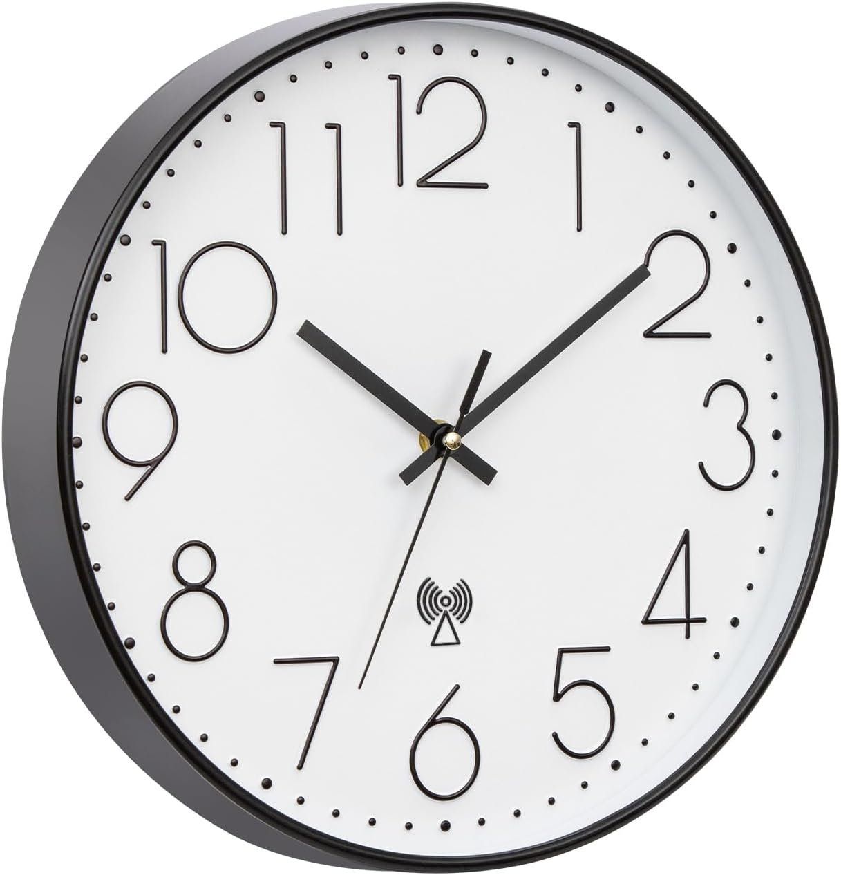 Orologi da terra & Orologi da parete: Funkuhr Wanduhr 30cm Lautlos – Nuovo e nell'imballaggio originale da Nuglar venduto da SmartLiving24 2
