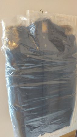 **NEU** Hilfiger Winterjacke dunkelblau mit Kapuze M/L