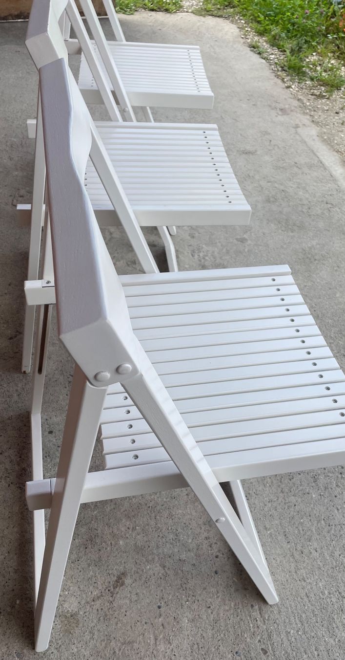 Stühle: Aldo Jacober Klappstühle // 3er Set – Gebraucht aus Schinznach-Dorf von mix 7