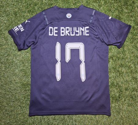 Manchester City 21/22 3rd Trikot #17 De Bruyne Original M
