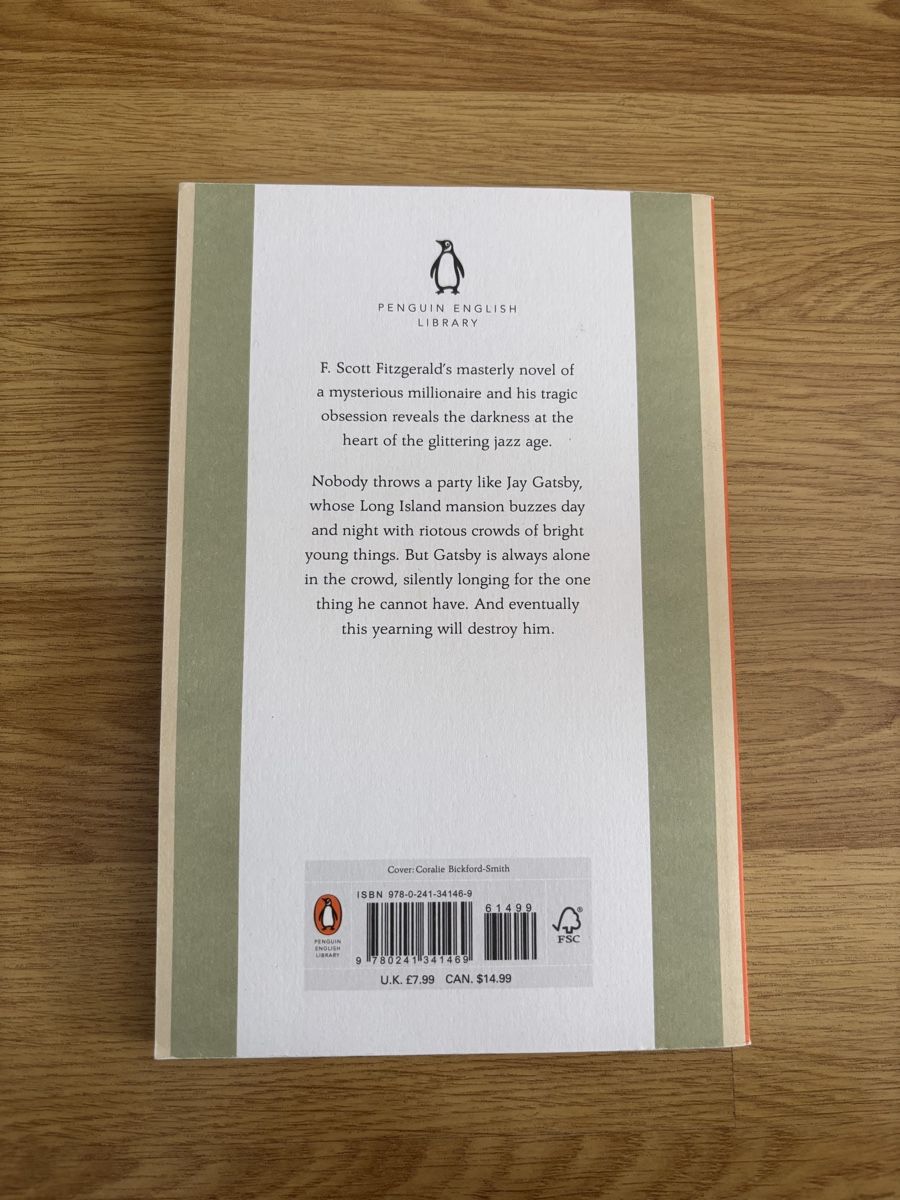 Libri: Great Gatsby – Usato da Chur venduto da joa_l6tb 1