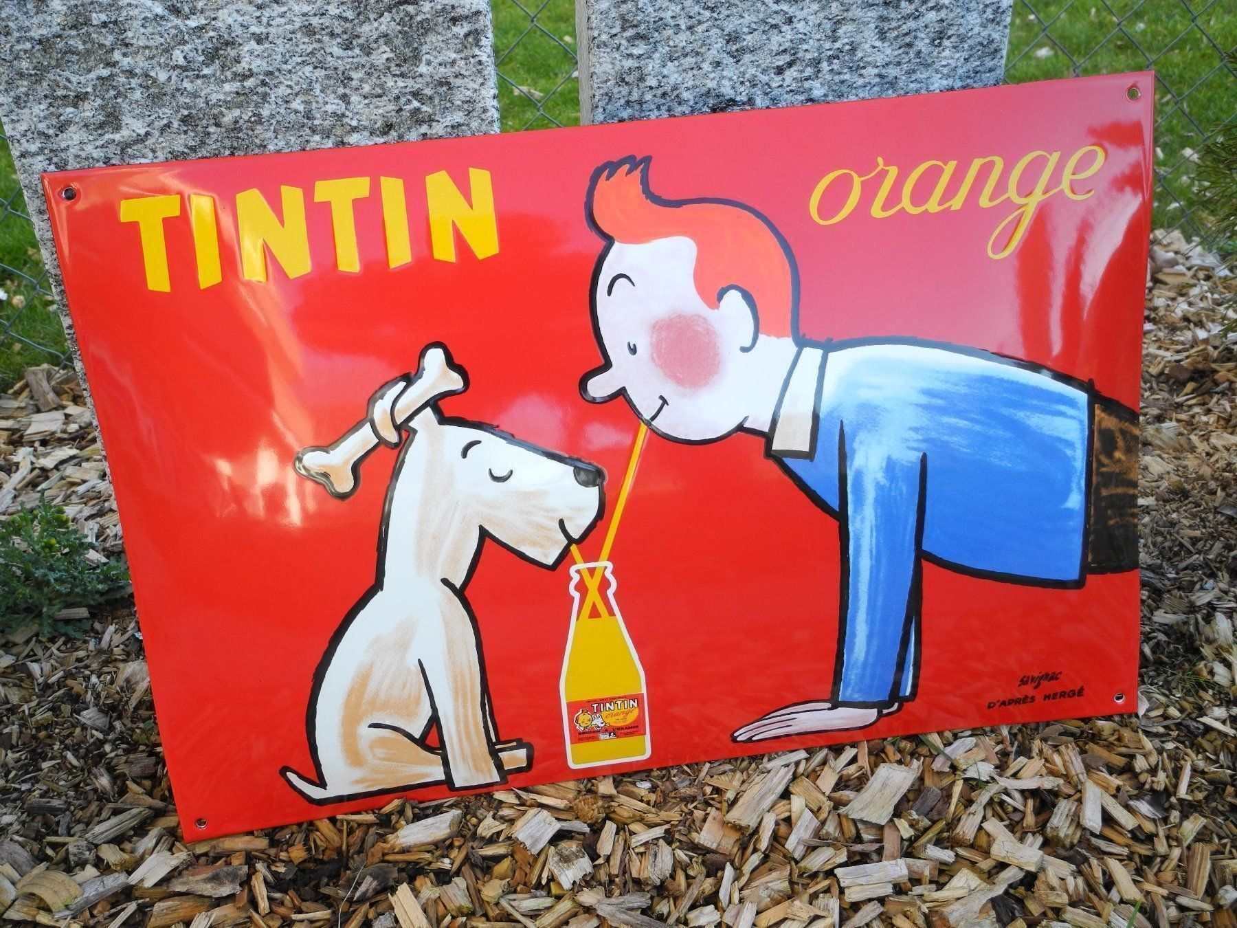Insegne: TIN TIN EMAILSCHILD – Nuovo (secondo la descrizione) da Reinach AG venduto da Huckleberrysix 3
