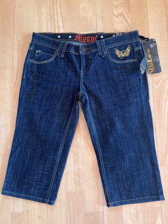 MOGUL Damen Jeans Shorts in Gr. 29, Blau, NEU