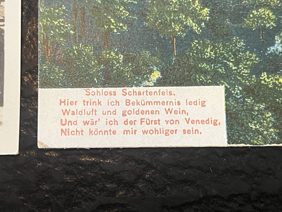 Ansichtskarten: 5 Postkarten Baden Schloss Schartenfels 1925 – Gebraucht aus Laufen von Belezza 5
