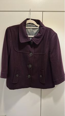 Elegante Jacke in Pflaume - Grösse 42-44