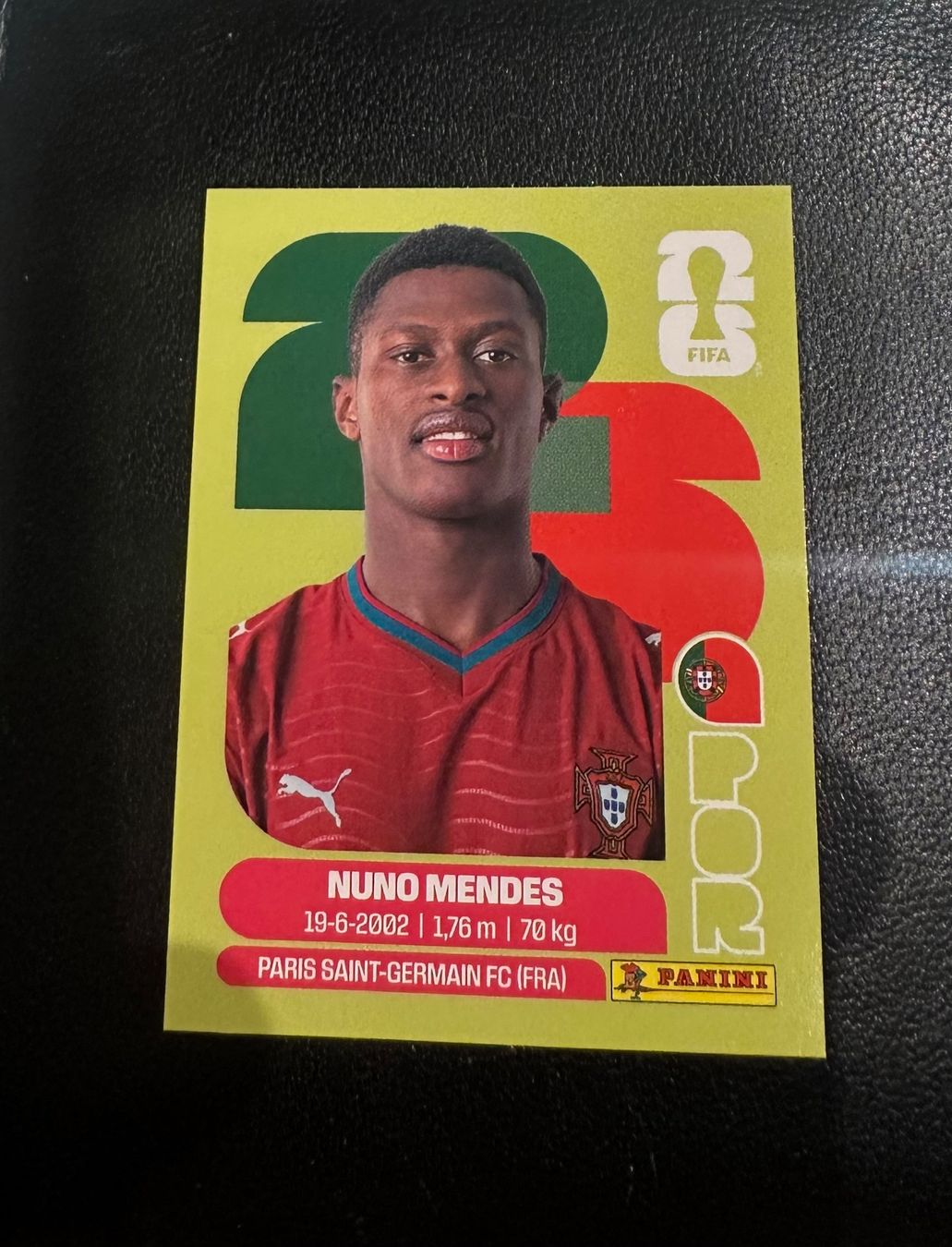 Panini Carte collezionabili: PANINI NUNO MENDES POR7 – Usato da Payerne venduto da mike_lth