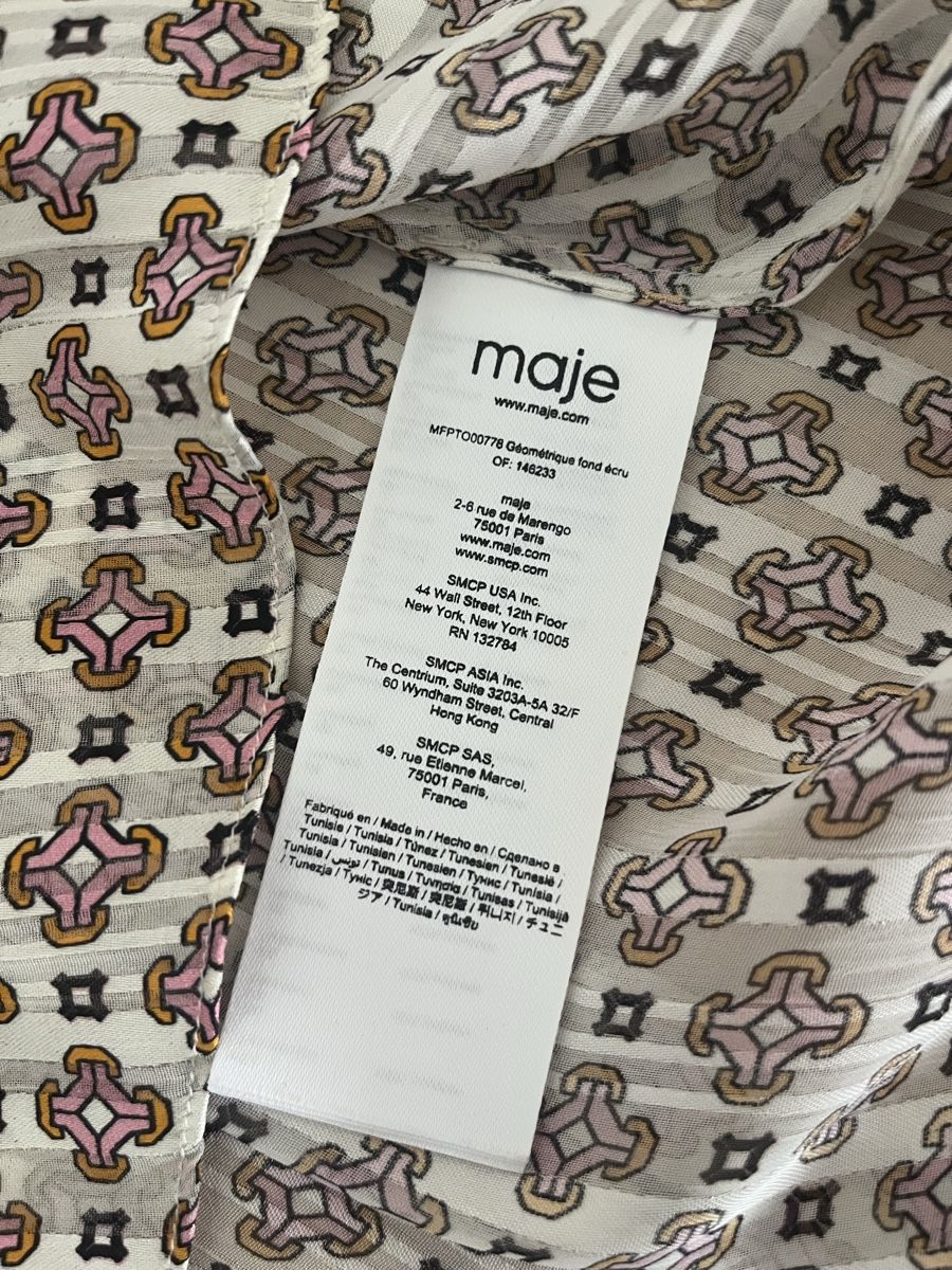 Maje Camicette: Blouse chemise Maje – Nuovo (secondo la descrizione) da Genève venduto da He364 2