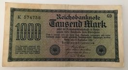 Deutschland 1000 Mark 1922