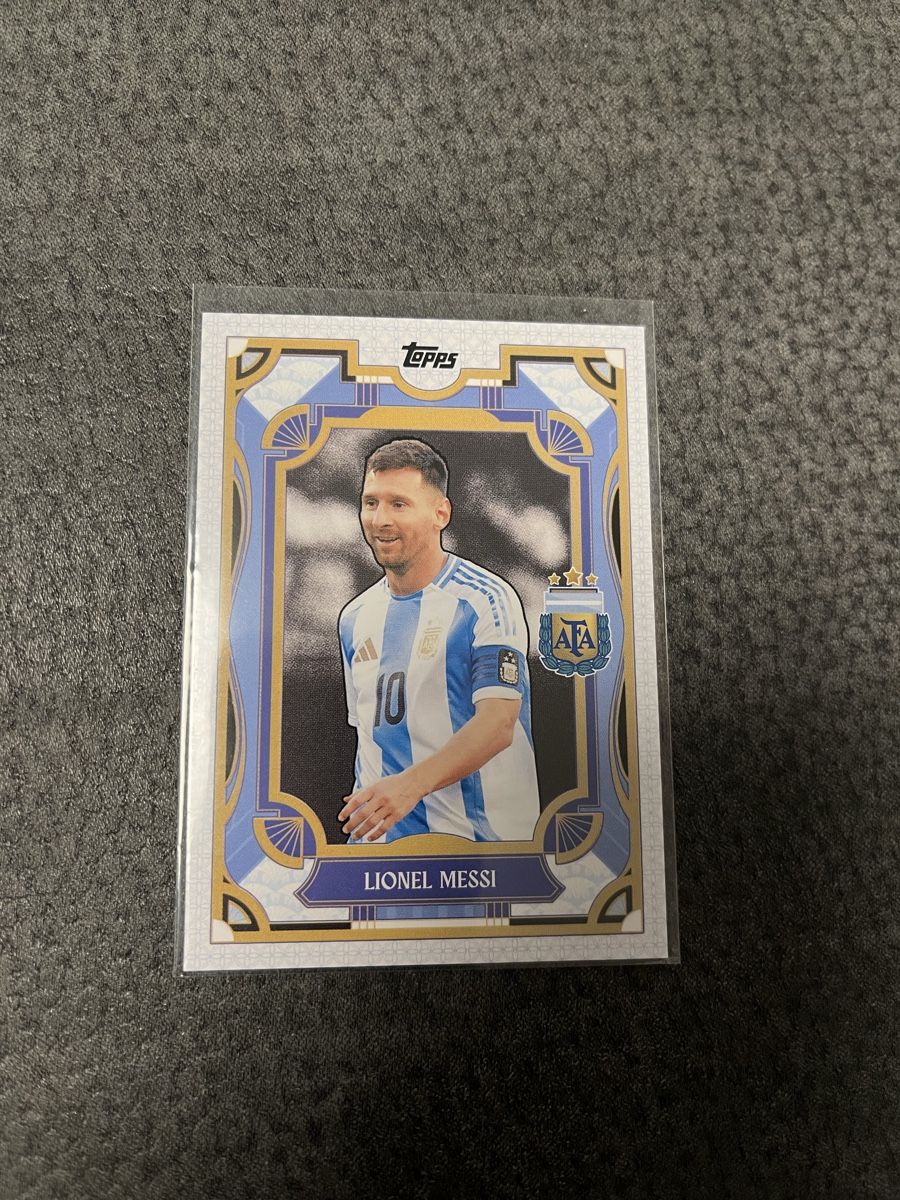 Topps Sammelbilder & Trading cards: Topps Argentinien Box Messi Karte – Neu (gemäss Beschreibung) aus Winterthur von Brachypelma007